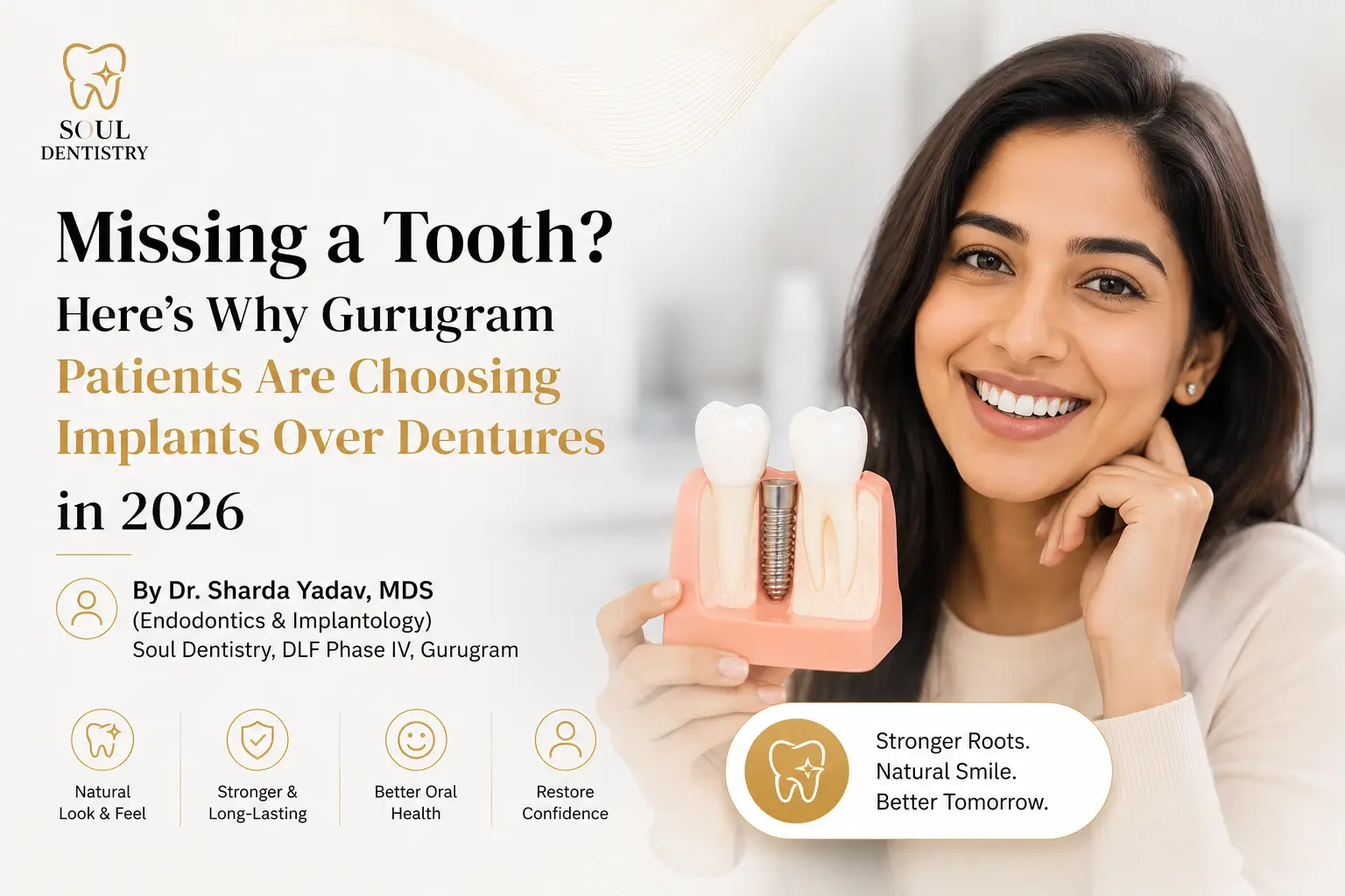 Why Gurugram Patients Are Choosing Implants Over Dentures in 2026
